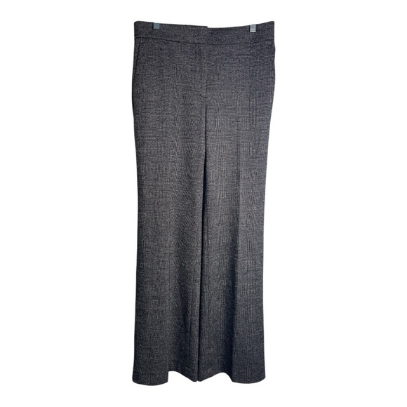 Ann Taylor Wool Plaid Trouser Pants Grey - Picture 1 of 7